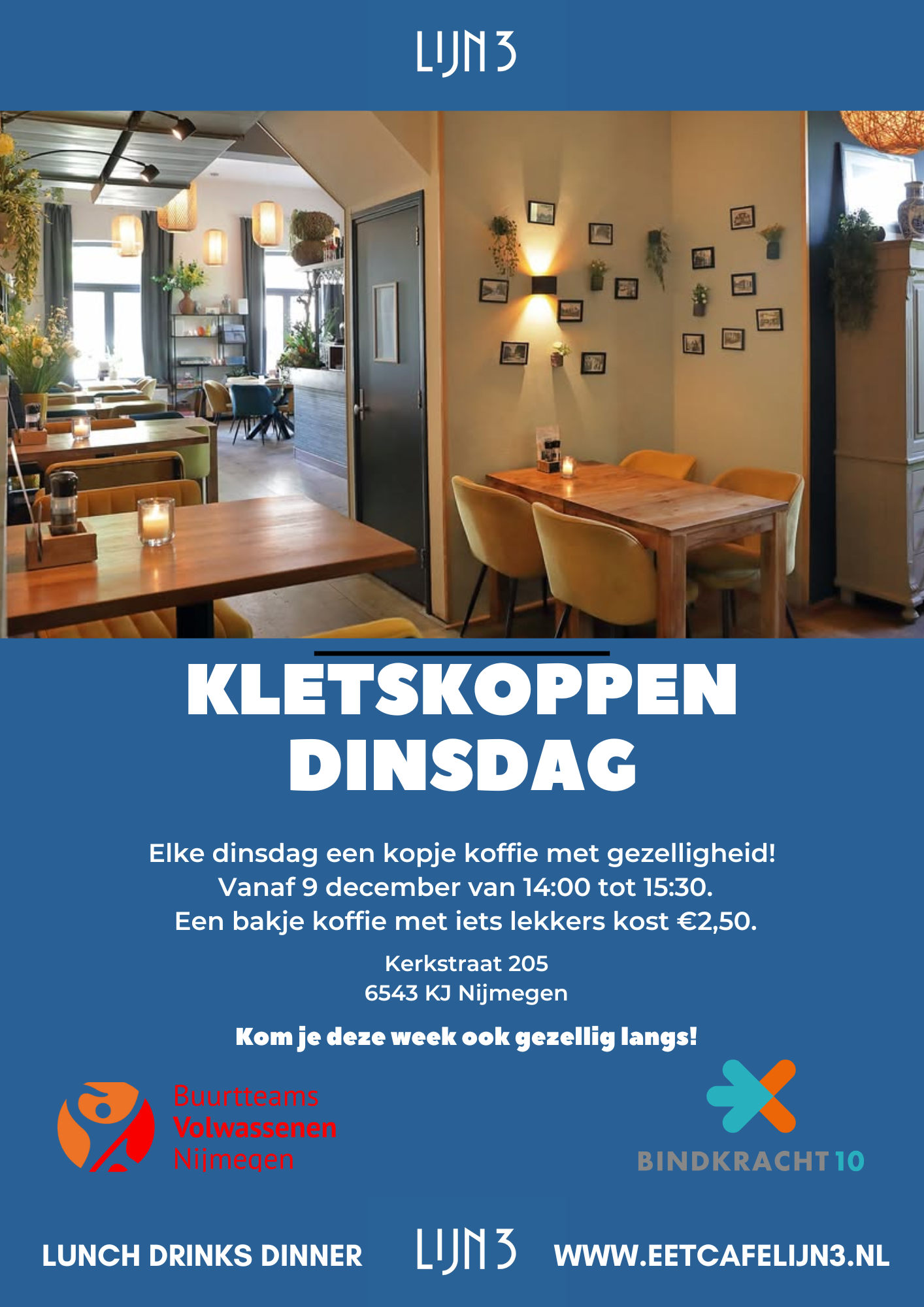 Kletskoppen dinsdag